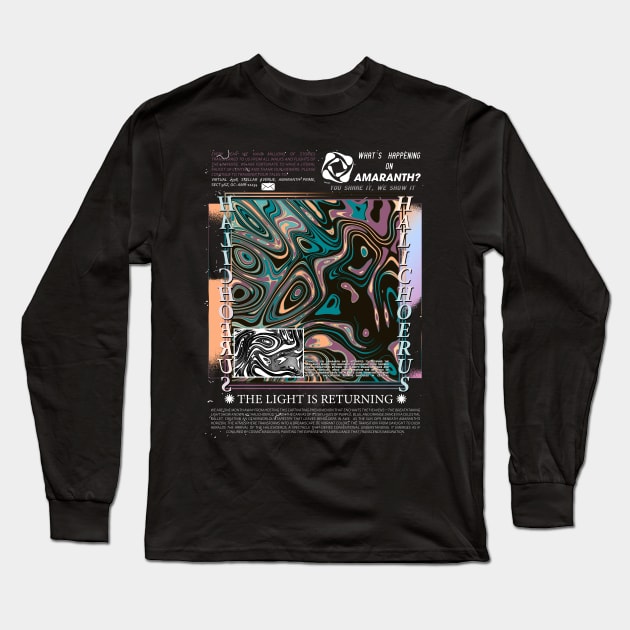 Vaporwave graphic design Long Sleeve T-Shirt by 1cosmozach